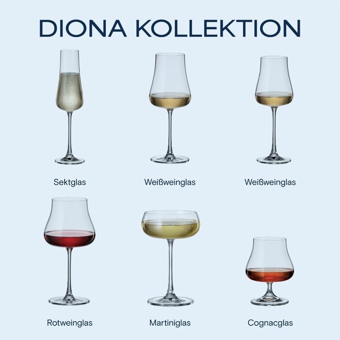 Набір коктейльних склянок Crystal Bohemia (6 шт), 300 мл, стійкі до миття в посудомийній машині, міцні - Склянка з кришталю, ідеальні для коктейлів та особливих випадків