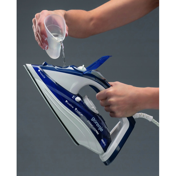 Праска Gorenje SIH2600BLC, 2600 Вт, 30 г/хв, 3 рівні потужності, 350 мл