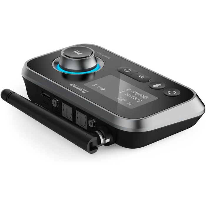 Bluetooth адаптер Hama для телевізора, стереосистеми, проектора: підключення навушників, колонок, телефону, планшета (Bluetooth передавач/приймач, Aux 3.5mm, Optical)