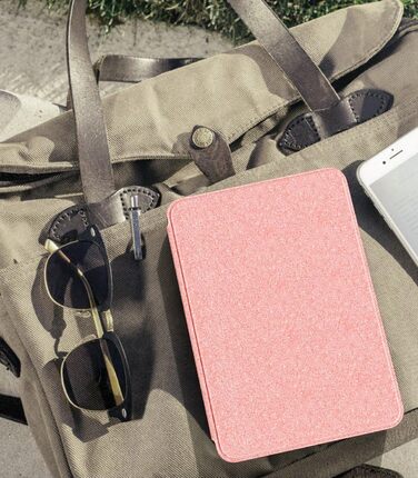 Чохол для Kindle 11 (2024/2022) MoKo, рожевий, з авто-вимиканням, для Kindle 2024