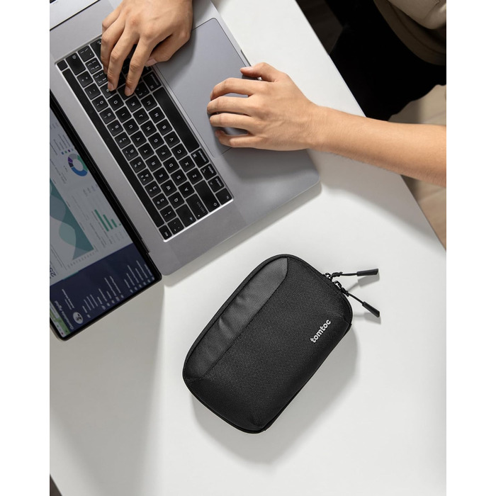 Органайзер для кабелів tomtoc: компактна сумка для аксесуарів та гаджетів