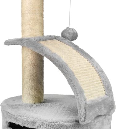 Драбина-кіготник для котів AQPET Panama, 58 см, сірий колір