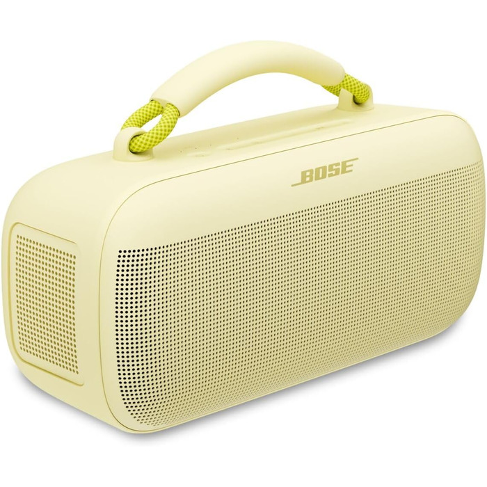 Портативна Bluetooth колонка Bose SoundLink Max – потужна акустика з водозахистом, до 20 годин роботи від акумулятора, USB-C, AUX, колір: цитрусовий жовтий