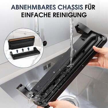 Вакуумний пакувальник YASHE з сухим та вологим режимом, 5-в-1, зварювальна штанга 30 см, для су-від та консервації м'яса, риби, фруктів та овочів