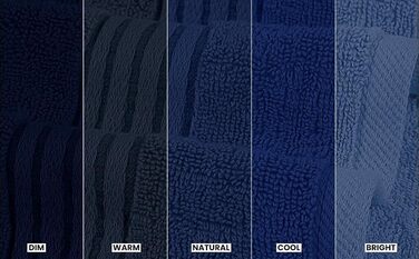 Рушники Utopia, бавовна, 700 г/м², 6 шт. (морська синь)