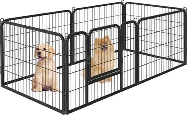 Клітка-вольєр для дрібних тварин Yaheetech з дверима, 8 секцій 80x60 см (6 шт.)