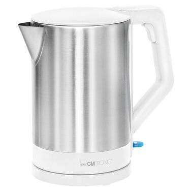 Електричний чайник Clatronic WKS 3692: нержавіюча сталь, 1,5 л, BPA free, з автовимкненням