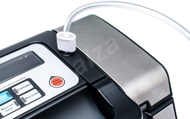 Професійний вакуумний пакувальник Maxxo VM Profi з подвійною зварювальною лінією, 20 л/хв, 900 мбар, для пакування продуктів харчування, з нержавіючої сталі