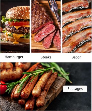 Пресс для бургера з нержавіючої сталі з дерев'яною ручкою, 15.24 см - Burger Smasher для м'яса, котлет, стейка, бекону, подарунковий набір