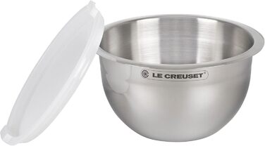 Le Creuset набір із 3 мисок для змішування з нержавіючої сталі з кришками