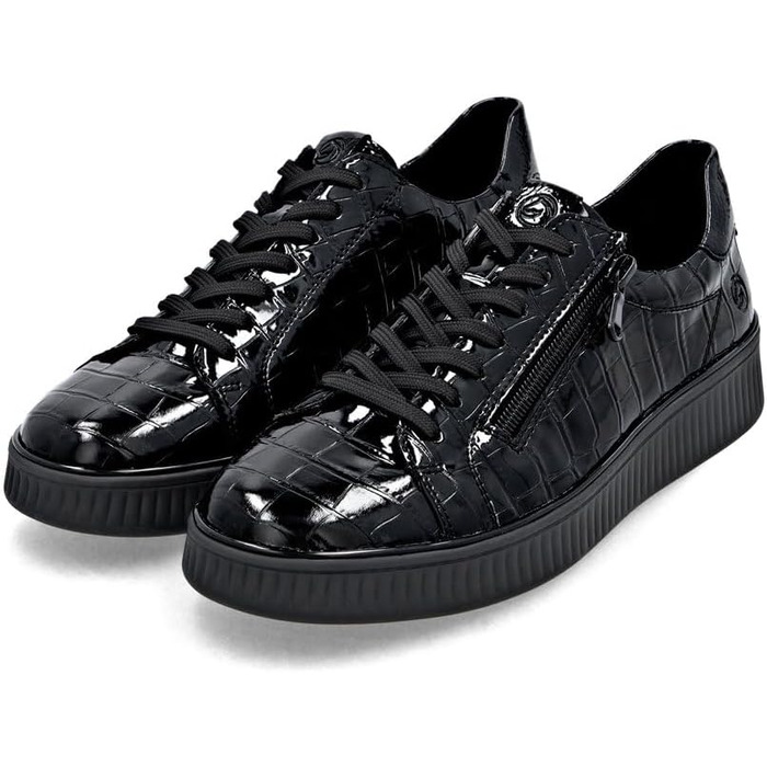 Жіночі кросівки Remonte D2E01 – низькі, чорні, з змінною устілкою (38 EU)