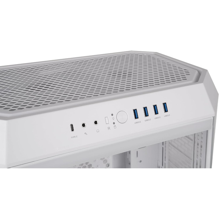 Корпус ПК Thermaltake The Tower 600 ATX Mid-Tower White з USB-C, підтримкою радіатора 420/360mm та 3 скляними панелями