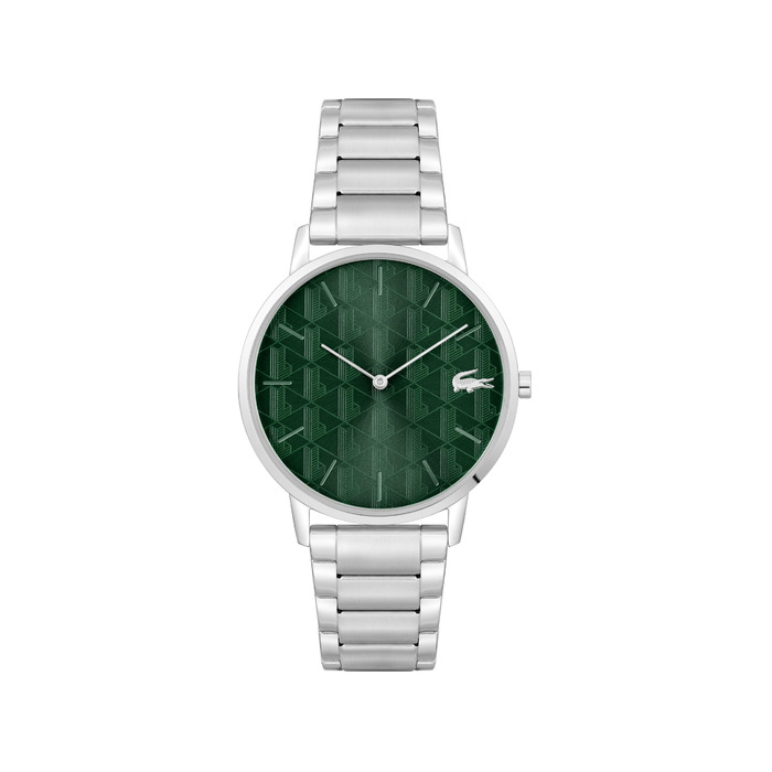 Годинник чоловічий Lacoste Crocorigin Quartz (зелений) - сталевий або шкіряний браслет