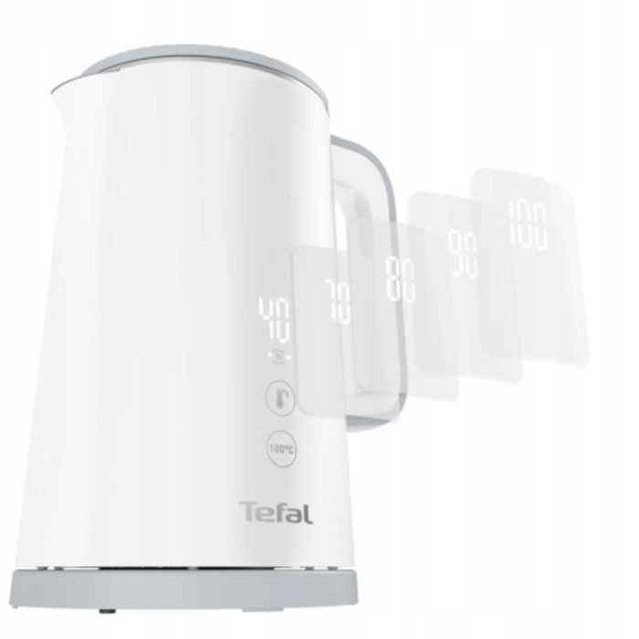 Електричний чайник Tefal KO693110, 1800 Вт, 1,5 л, білий