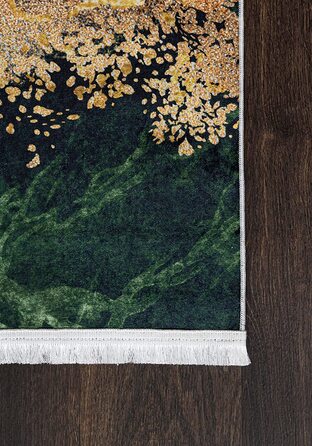 Kilim Mazovia Modern 80x150 cm green-gold