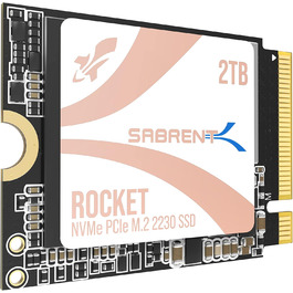 SABRENT 2230 2TB NVMe SSD Gen 4: Швидкий внутрішній SSD для ПК, Steam Deck, Surface Pro та ноутбуків