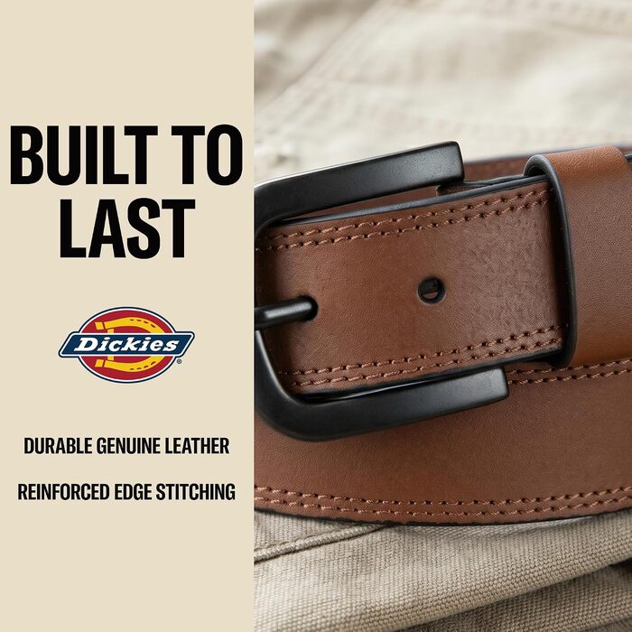 Чоловічий промисловий ремінь Dickies Casual Industrial Strength, колір бежевий (розмір 46 / талія 44)