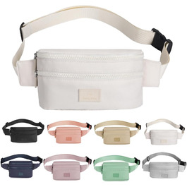 Поясна сумка на пояс для жінок та чоловіків, спортивна, водонепроникна, велика, для телефону, на бігу, бежева