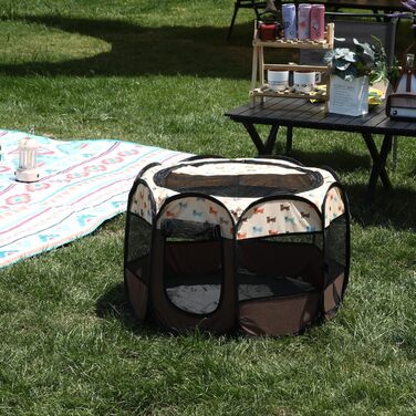 Транспортувальний рюкзак для тварин, рюкзак-переноска для собак та котів, дихаючий, портативний, коричневий (S, для собак)