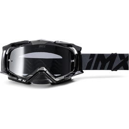 Мотокросові окуляри IMX RACING DUST з антифогом, захистом від подряпин, затемненим і прозорим візором, захистом носа, силіконовим ремінцем та тришаровим ущільнювачем