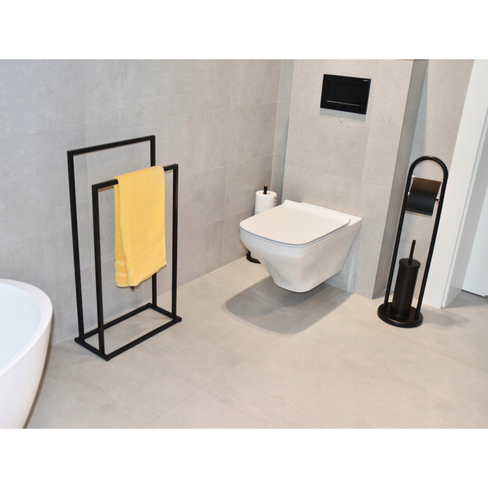 Набір аксесуарів для ванної кімнати Yoka Home, чорний матовий метал