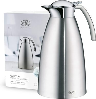 alfi Thermos Carafe Gusto TT, Brushed Stainless Steel 1.5 l