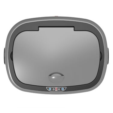 Сміттєвий бак сенсорний SVITA Sensor-Mülleimer 58л сталевий сірий для кухні, електричний