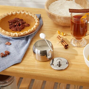 Кавова цукорниця з ложкою Endurance CAFE-2, нержавіюча сталь, 237 мл