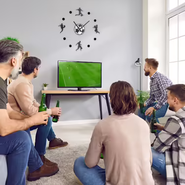 Relaxdays DIY Wall Clock 'Football'