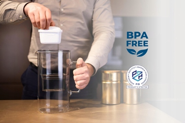 Скляний фільтр-віддільник для води Wessper D2 BOROSILICATE 3л, чорний + 8 фільтрів у комплекті