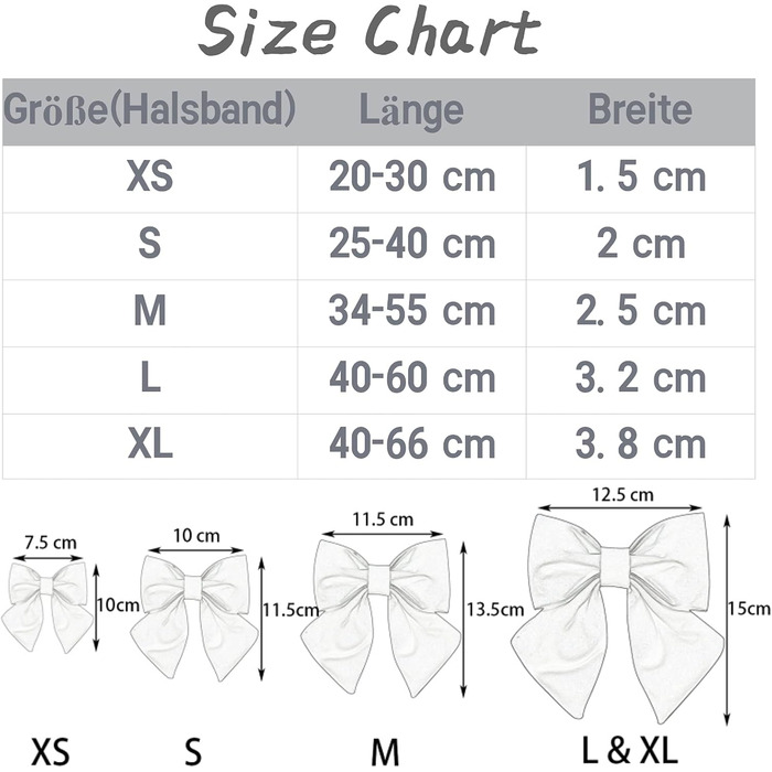 Елегантний ошийник для собак Lionet Paws з краваткою - комфортний шовковий ошийник знімною краваткою для маленьких собак, обхват шиї 25-40 см, білий (1 шт.)