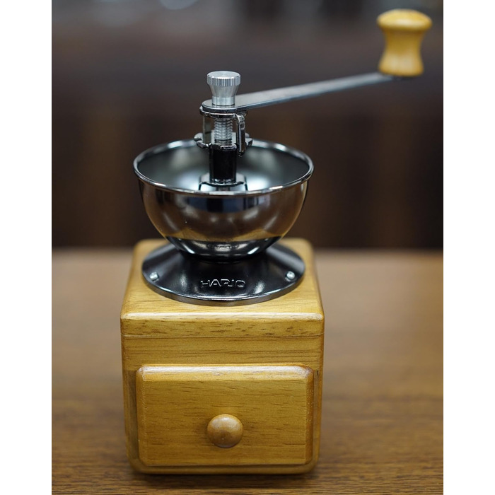 Кавомолка Hario MM-2 коричнева, механічна, компактна