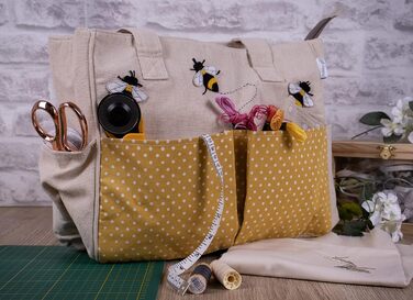 Crafting Kit, Cotton, Bee, 13 x 36 x 31cm
