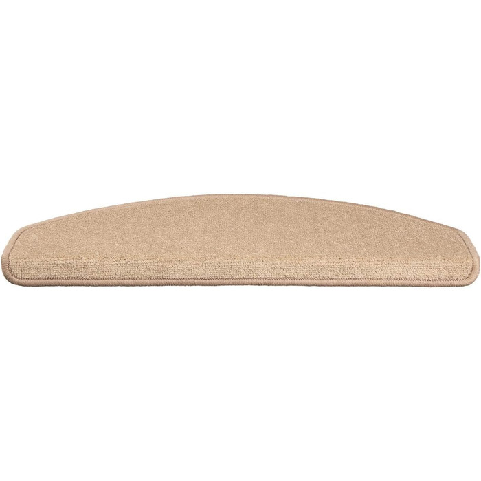Casa Pura Dynasty Velour Non-Slip Stair Treads - 15 Piece Set - Brown