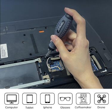 Електрична викрутка JAKEMY 180 в 1 з 3 режимами, набір для дрібної механіки, моделювання, ремонту ноутбуків, телефонів, годинників, окулярів. Моделі Fo167, Fo169