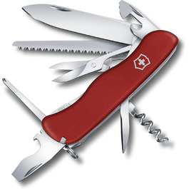 Швейцарський мультитул Victorinox Outrider з 14 функціями, ніж та викрутка 3 мм (червоний)