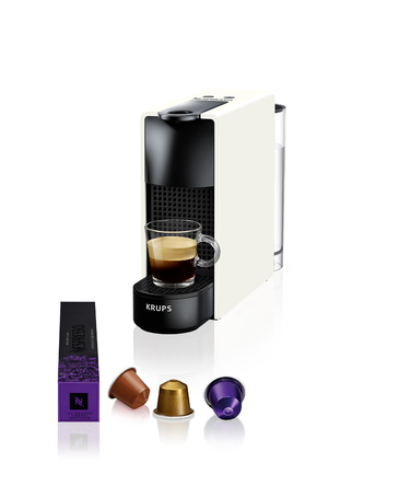 Капсульна кавомашина Krups Nespresso Essenza Mini XN1101, 19 бар, біла