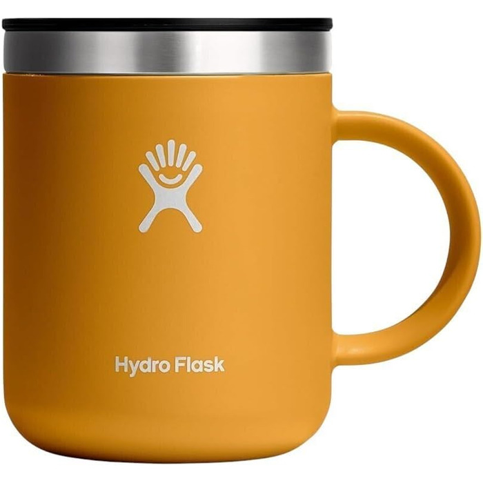 Hydro Flask 12 oz Stainless Steel Vacuum Insulated Coffee Mug - Travel Coffee Cup with Lid & Handle - Dishwasher Safe