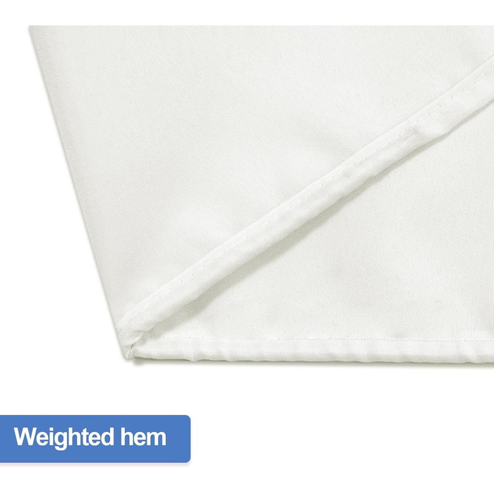 Штора для ванної кімнати YISURE антигрибкова 200x220 см, текстиль-поліестер, водонепроникна, колір кремовий