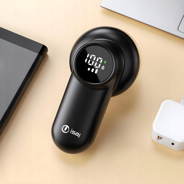 Машинка для видалення ковтунів ISAJ (мережева та акумуляторна) з лезами з нержавіючої сталі