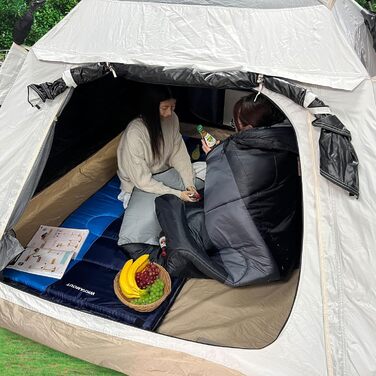 Сплячий мішок Outdoor для дорослих, машинного прання, зимовий, водонепроникний, 3-4 сезони з компресійним мішком. Підходить для кемпінгу, походів та подорожей. Температурний режим: 0°C (комфортний 5°C). Розмір: 220x85 см. Колір: Рожевий (також доступний Ч