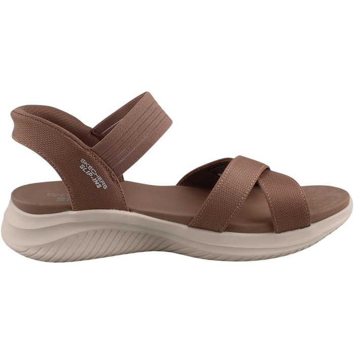 Сандалі жіночі Skechers Ultra Flex 3.0 Never Netter Slip-ins (41 EU, Бежеві)