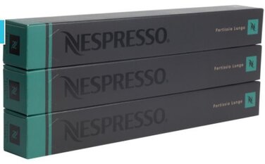 Капсули для кави Nespresso Fortissio Lungo, 30 капсул, 3 упаковки (1 шт.)