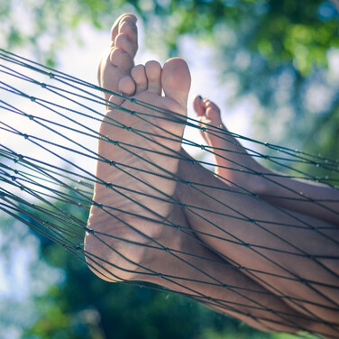 Набір з двох легких сітчастих гамаків Relaxdays