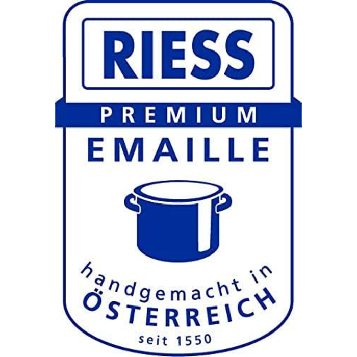 Riess, 0633-022, Professional Baker, Loaf Pan 35/14, CLASSIC - LOAF PANS, Height 8.3 cm, Capacity 2.5 Liters, Enamel, Black, Length 36.7 cm Width 14.2 cm Height 8.3 cm