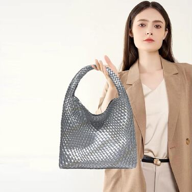 Клатч жіночий JINMANXUE B988 сріблясто-золотий вечірній, сумочка клатч