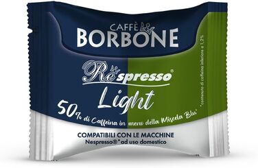 Кавові капсули Caffè Borbone Oro, сумісні з Nespresso, Light Mischung, 50 шт по 0.25 г