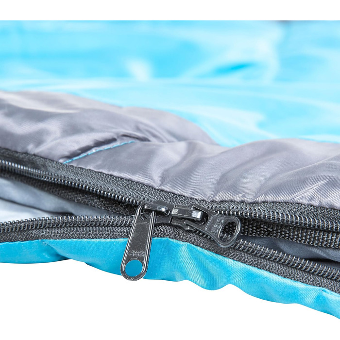 Спальний мішок Trespass Doze DREI на 3 сезони, 230x85x55 см, універсальний розмір, кобальтово-синій