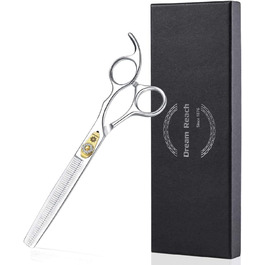 Професійна ножиця для грумінгу собак, 7 дюймів, пряма, для собак та котів, з тонкої стрижки, з японської сталі 440C