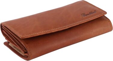 Benthill Women's Wallet Large Genuine Leather | Large Wallet XXL with RFID Protection | Vintage Genuine Leather Women's Wallet with Many Card Slots including Gift Box, Color: Brown